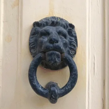 Door knockers from the past - old