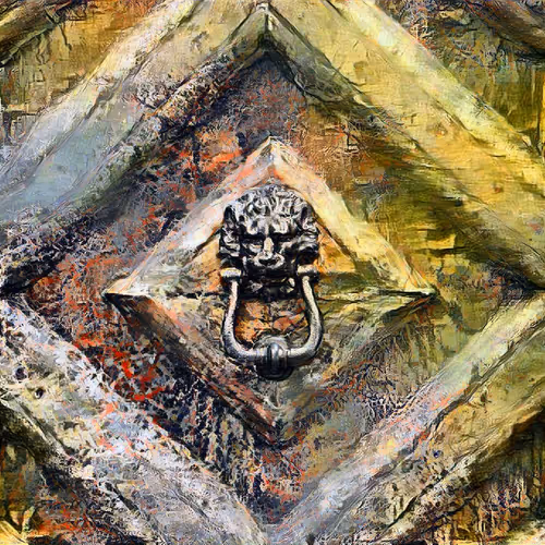 Doors in Florence - old