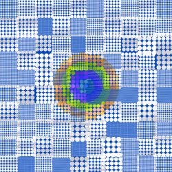 Dot Matrix Gradient Study by Jake Rockland