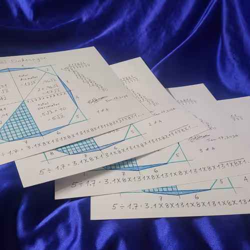 Dozenal Dodecagon, Cartesian Net, January 17, 2024