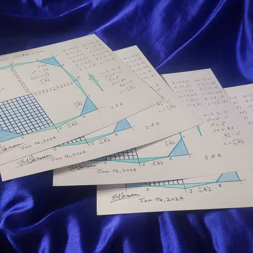 Dozenal Dodecagon, Morning Grid, January 2024