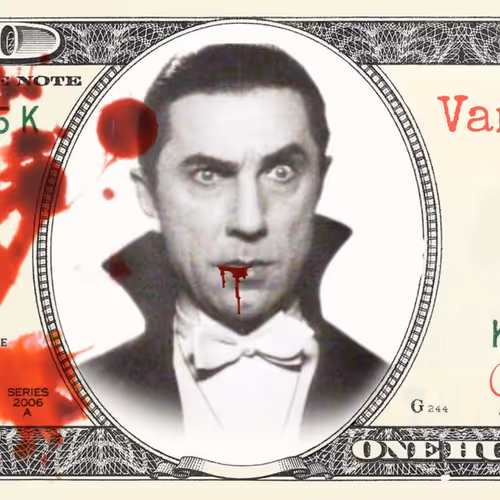 DRACULA ON THE DOLLAR BILLS