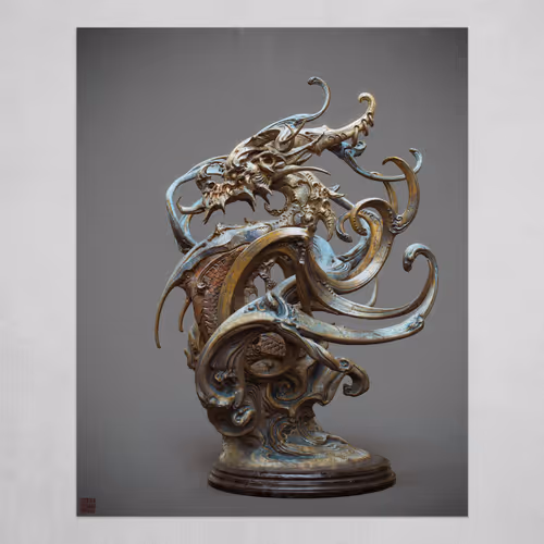 Dragon statue(limted edition)