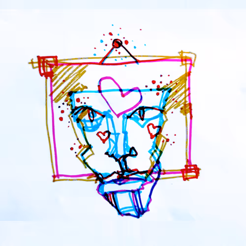 Drawing On Paper by Gusti