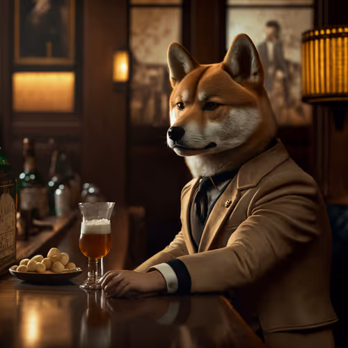 Drinking Shibas