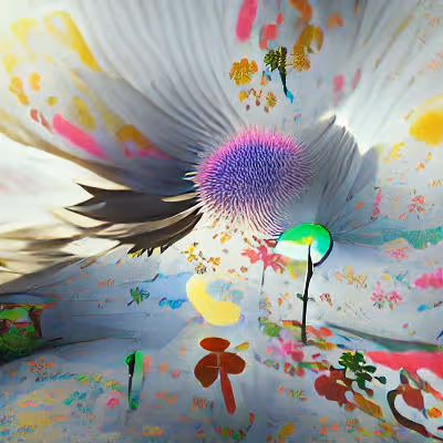 AI art: Dune Flowers