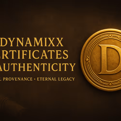 Dynamixx Certificates Of Authenticity