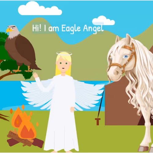 Eagle Angel & Horse King