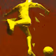 Edged Footballer