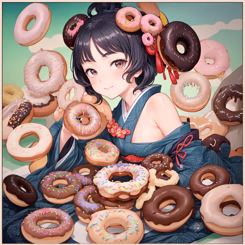 Edo donut girl