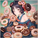Edo donut girl