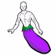 Eggplant Guy transformations