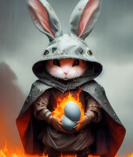 Eggs of the black rabbit