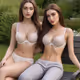 Alluring "Ellena & Emma A.I. Models Lingerie Shoot" Collection!