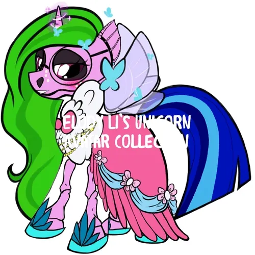 Elody Li's Unicorn Avatar GIF - old