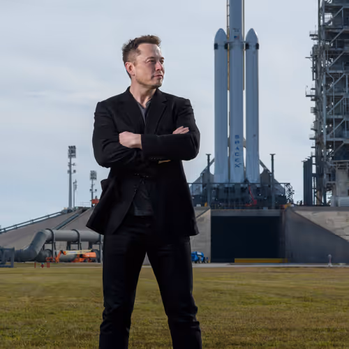 Elon musk pose