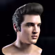 Elvis Presley 3D Model Art - old