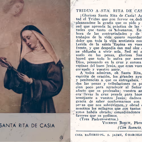 Estampas religiosas antiguas