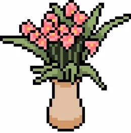Eternal Rose Bouqet Pixel Collection