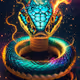 Ethereal Serpent of the Cosmos
