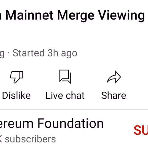 Ethereum Mainnet Merge Viewing Party