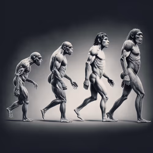 evolution of the human race