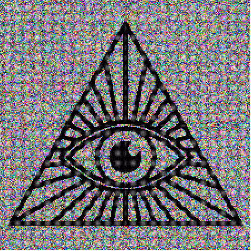 Eye Of Providence (generative art version) - old