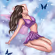 Fairy in the clouds