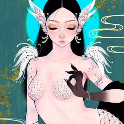 Fairy on the Moon