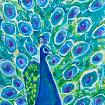 Fancy Feathers Peacock Style