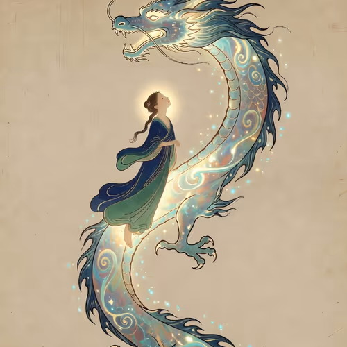 Fantasy Concept Art Anime Cyrpto NFT Glowing