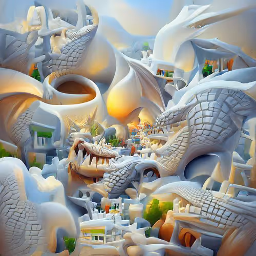 Fantasy Surrealism Worlds