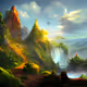 Fantasy World Landscape
