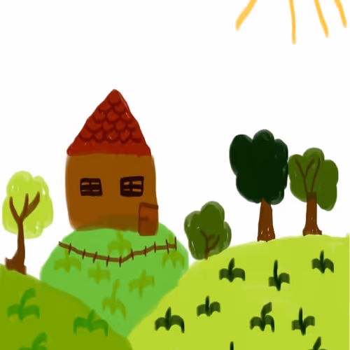 Farm on the hill