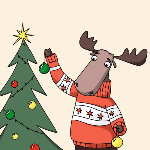 Festive Moose