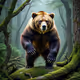 Fierce bear 