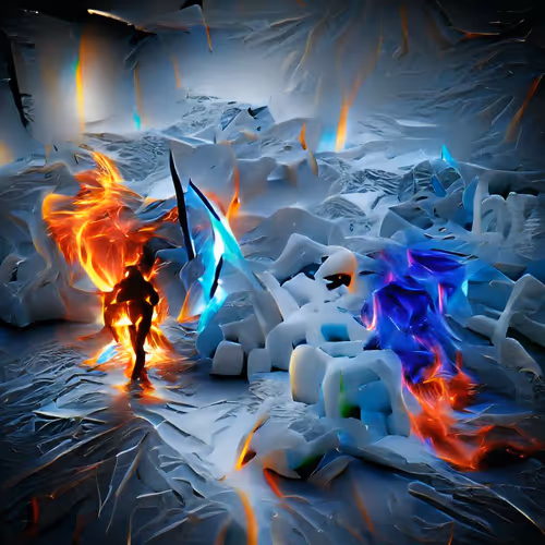 Fire and Ice War - old