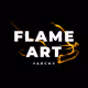 Flame art by Yarchy