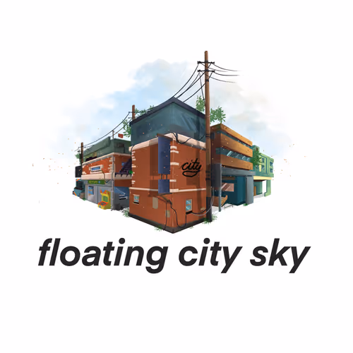 floating city sky - old