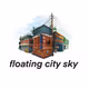 floating city sky - old