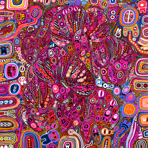 FLORAL MEGA DOODLES - old