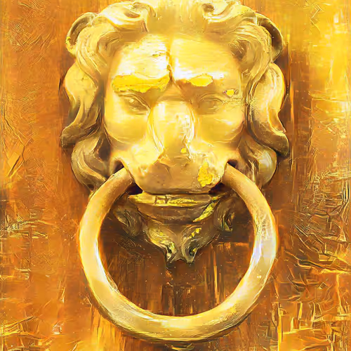 Florence lion 3 - old