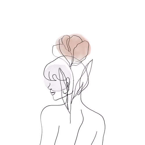 Flower girl minimal