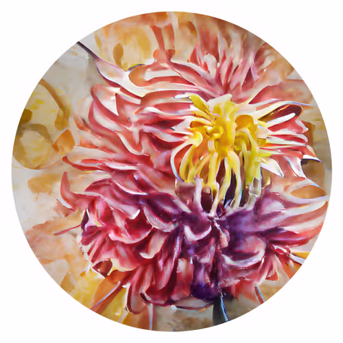 Fluorography - the language of flowers