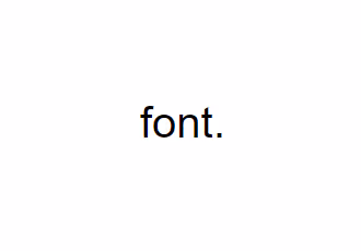 font.
