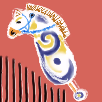 Fragments of horse behavior by shibaanjo
