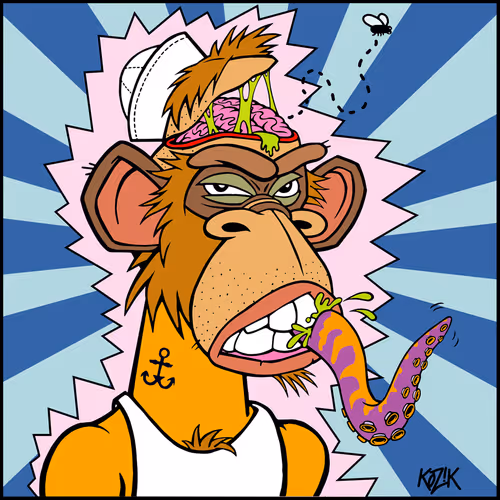 Frank Kozik BAYC Derivative Ape 7382