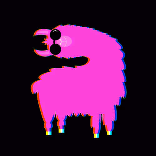 FRED the crazy alpaca - old