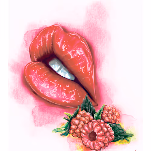 Fruit and berry lips