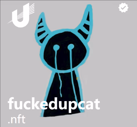 fucked up cat